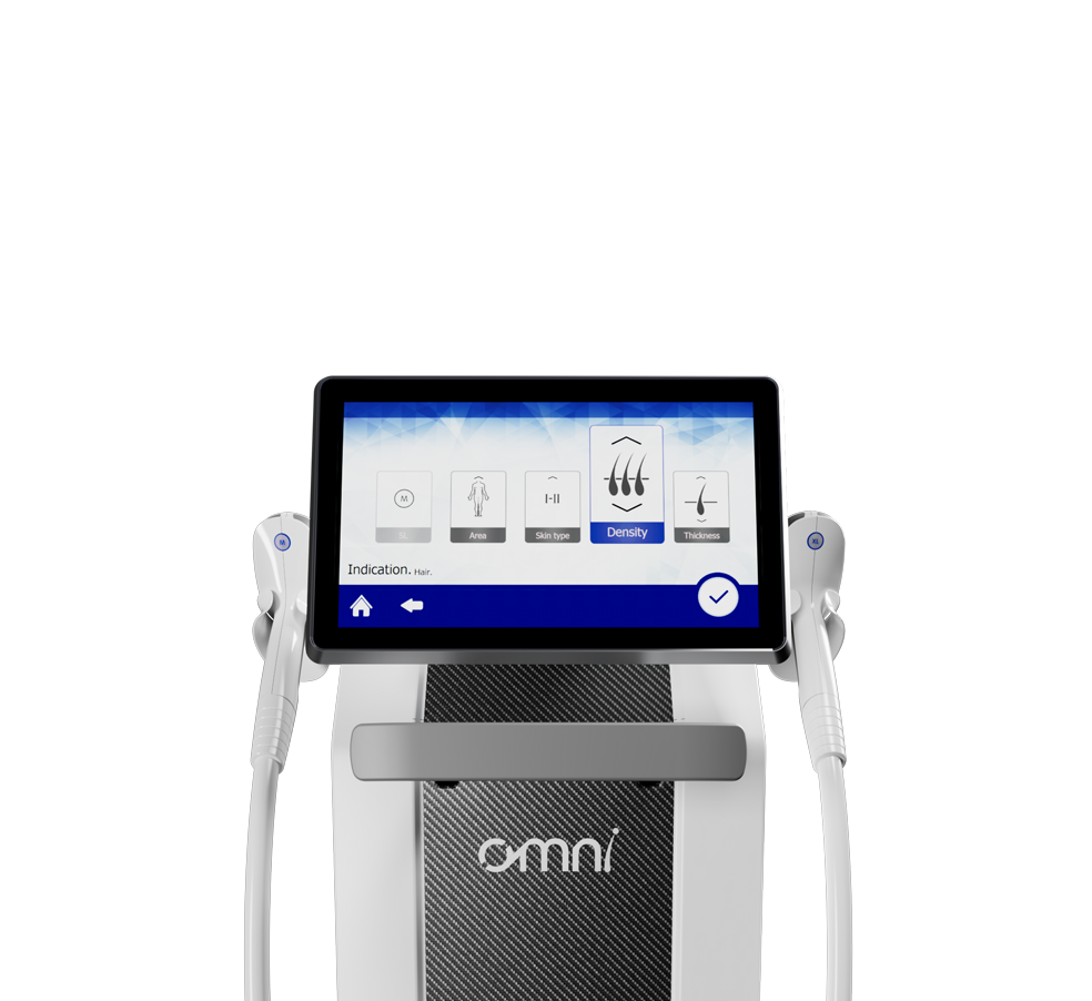 Cropped image of Sciton OMNI hair removal system