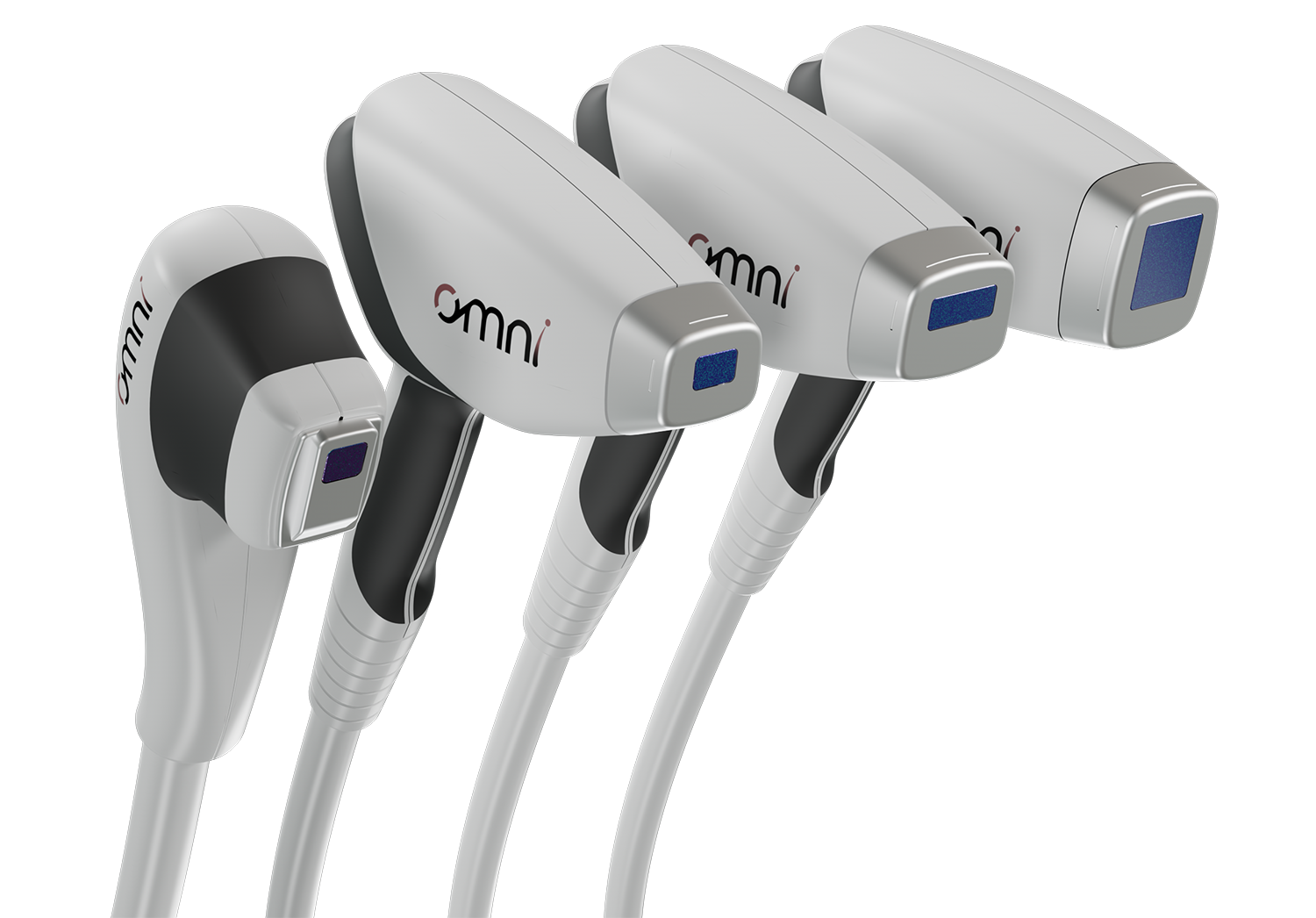 Sciton OMNI selection of four hair removal handpieces