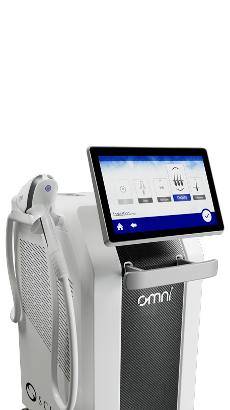 Sciton OMNI cropped image of hair removal system