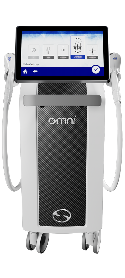 Cropped Sciton OMNI hair removal system